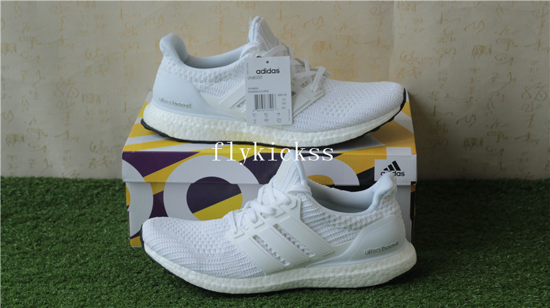 Adidas Ultra Boost UB 4.0 Pure White Real Boost